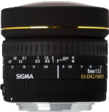 Sigma 8mm fisheye lens