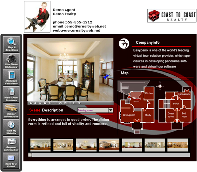 virtual tour example by Tourweaver